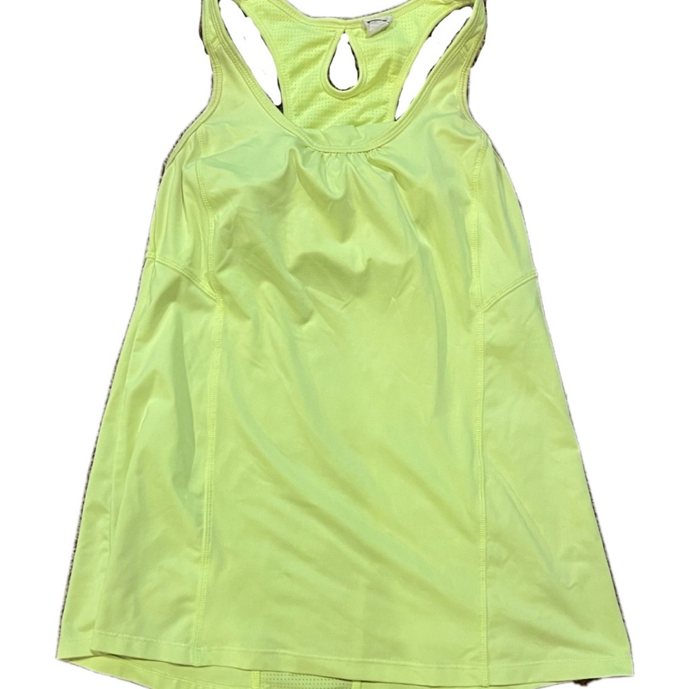 Neon yellow tank top